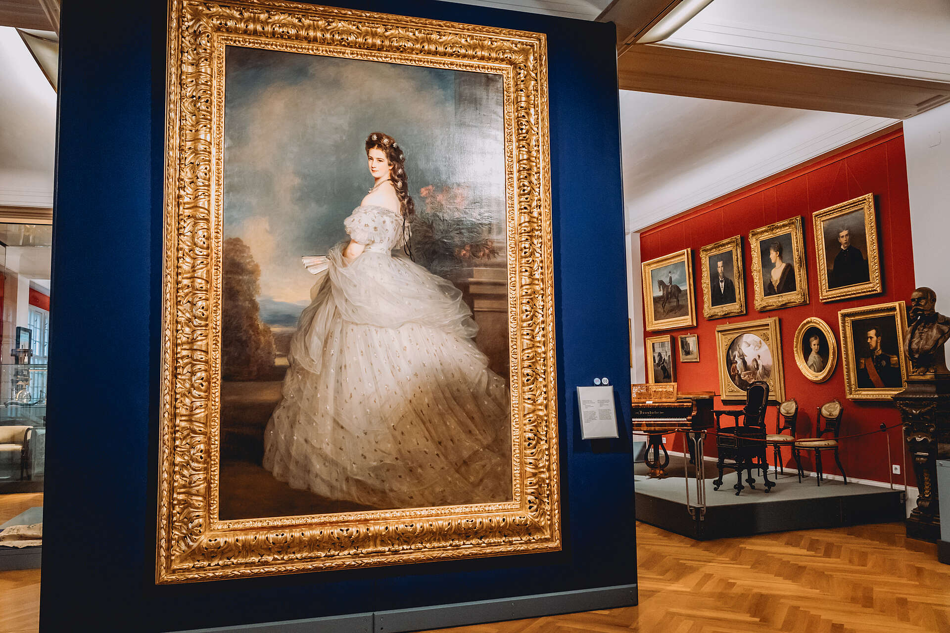 Portrait von Kaiserin Elisabeth im Möbelmuseum Wien